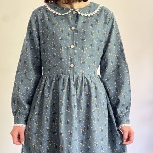 پیراهن بابونه‌آبی